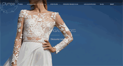 Desktop Screenshot of olympe-mariage.com